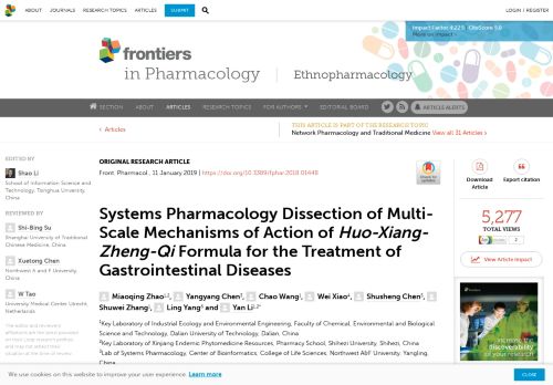 
                            11. Frontiers | Systems Pharmacology Dissection of Multi-Scale ...