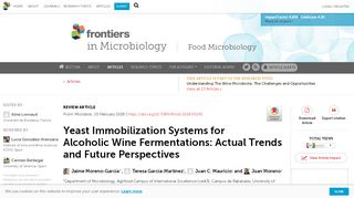 
                            11. Frontiers | Yeast Immobilization Systems for Alcoholic Wine ...