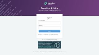 
                            8. Frontline Applicant Tracking Login - ROE 9 Joint Application