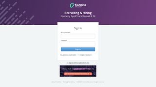 
                            13. Frontline Applicant Tracking Login - The Greater Cincinnati School ...