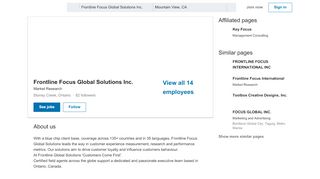 
                            11. Frontline Focus Global Solutions Inc. | LinkedIn