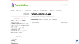 
                            3. FrontMotion Login – FrontMotion