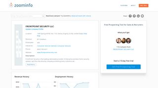 
                            9. FRONTPOINT SECURITY LLC | ZoomInfo.com