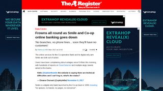 
                            12. Frowns all round as Smile and Co-op online banking goes down • The ...