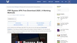 
                            6. FRP Bypass APK Free Download 2019 | 100% Working Guide