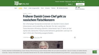 
                            12. Früherer Danish Crown-Chef geht zu russischem Fleischkonzern ...