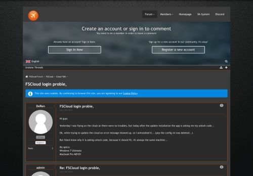 
                            5. FSCloud login proble, - Cloud-Talk - FSCloud Forum