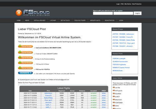 
                            4. FSCloud Virtual Airlines: Welcome