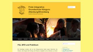 
                            11. FSJ, BFD und Praktikum | Freie integrative Grundschule Känguru ...