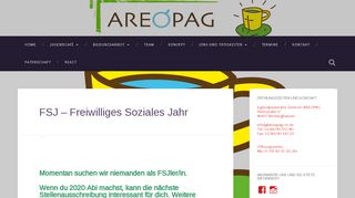 
                            13. FSJ – Freiwilliges Soziales Jahr - Areopag Recklinghausen