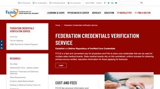 
                            11. FSMB | Federation Credentials Verification Service