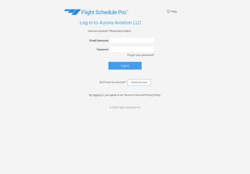 
                            7. FSP Login - Flight Schedule Pro