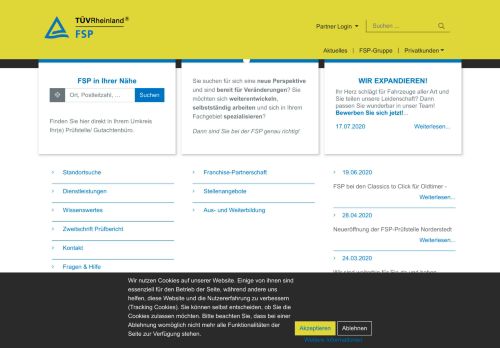 
                            1. FSP - Partner des TÜV Rheinland - Fahrzeug-Sicherheitsprüfung, HU ...