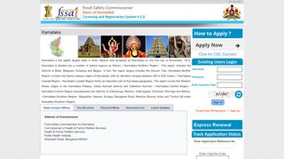 
                            1. FSSAI-(Karnataka)-Information about Food Safety Department