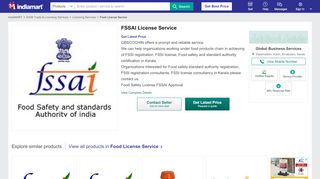 
                            11. FSSAI License Service in Palarivattom, Kochi | ID: 9575249988