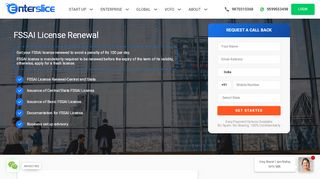 
                            7. FSSAI Renewal | FSSAI License Renewal Online – Enterslice