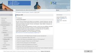 
                            5. FSZ - FAQ zur AVE