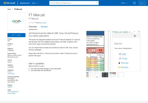 
                            8. FT Mercati - Microsoft AppSource