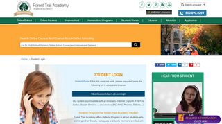 
                            9. FTA Student Login | Forest Trail Academy Student portal