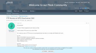 
                            9. FTP Access on VPS Cloud server 1&1 | Plesk Forum