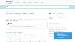 
                            8. FTP access through Windows Explorer – Egnyte