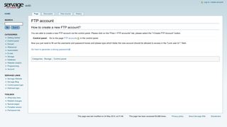 
                            4. FTP account - Servage Wiki