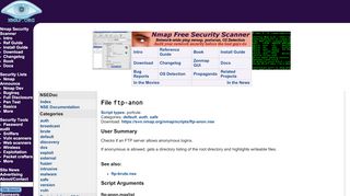 
                            8. ftp-anon NSE Script - Nmap