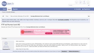 
                            3. FTP auf Humax Icord HD | MacUser.de Community