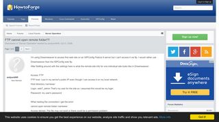 
                            7. FTP cannot open remote folder!?! | Howtoforge - Linux Howtos and ...