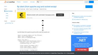 
                            7. ftp client (from apache.org) and socket except - Stack Overflow