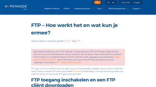 
                            8. FTP - Hoe werkt het en wat kun je ermee? - Byte