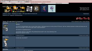 
                            11. FTP Login-Daten für Evanzo.de? - mods.de - Forum