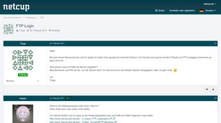 
                            12. FTP Login - FTP - netcup Community