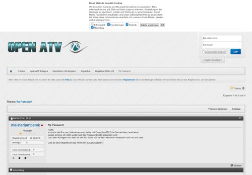 
                            1. ftp Passwort - openATV Forum