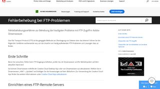 
                            3. FTP-Probleme in Dreamweaver CS4 und früher - Adobe Help Center