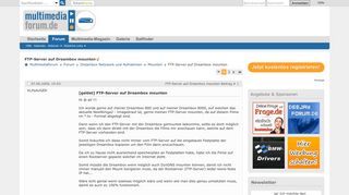 
                            11. FTP-Server auf Dreambox mounten - Multimediaforum