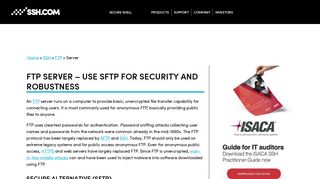 
                            9. FTP Server – Beware of Security Risks | SSH.COM