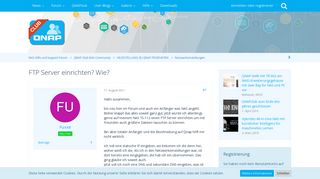 
                            9. FTP Server einrichten? Wie? - Netzwerkeinstellungen - NAS Hilfe ...