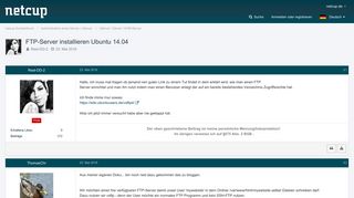 
                            10. FTP-Server installieren Ubuntu 14.04 - vServer / Server / KVM ...