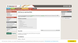 
                            2. FTP Server mit ProFTPD - Weitere Dienste - Tutorials, Tipps und ...