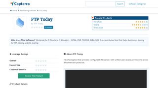 
                            4. FTP Today Reviews and Pricing - 2019 - Capterra
