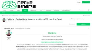
                            9. FtpBrute - Realize Brute force em servidores FTP com ShellScript ...