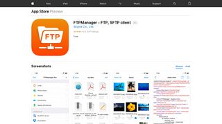 
                            4. FTPManager - FTP, SFTP client on the App Store - iTunes - Apple