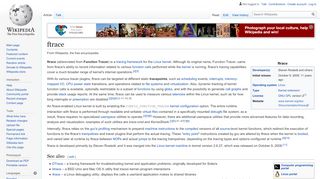 
                            13. ftrace - Wikipedia