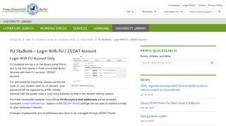 
                            3. FU Students – Login With FU / ZEDAT Account • University Library ...