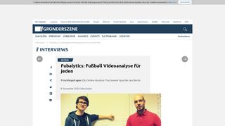 
                            6. Fubalytics: Erschwingbare Videoanalyse für Fans und Profis ...