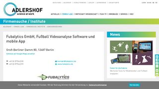 
                            7. Fubalytics GmbH, Fußball Videoanalyse Software und mobile App ...