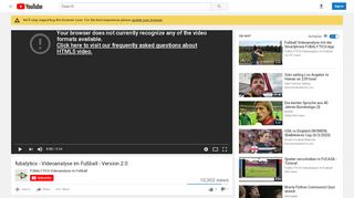 
                            5. fubalytics - Videoanalyse im Fußball - Version 2.0 - YouTube