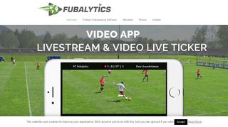 
                            1. Fubalytics.de | VIDEO APP LIVESTREAM & VIDEO LIVE TICKER