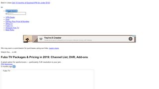 
                            8. Fubo TV plans and pricing | CordCutters